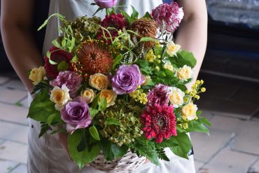 御祝アレンジメント♪｜「フラワーショップ花よど」　（熊本県天草市の花キューピット加盟店 花屋）のブログ