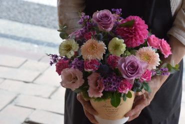 可愛らしいアレンジ｜「フラワーショップ花よど」　（熊本県天草市の花キューピット加盟店 花屋）のブログ