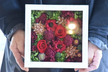 ドライフラワーとプリザのフレームアレンジ｜「フラワーショップ花よど」　（熊本県天草市の花キューピット加盟店 花屋）のブログ