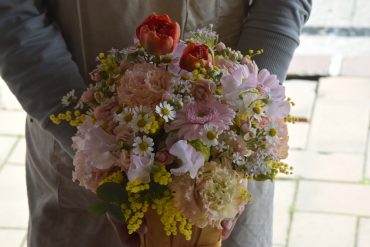 退職祝アレンジメント♪｜「フラワーショップ花よど」　（熊本県天草市の花キューピット加盟店 花屋）のブログ