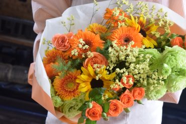 退職の花束色々♪｜「フラワーショップ花よど」　（熊本県天草市の花キューピット加盟店 花屋）のブログ