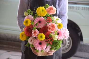 御祝アレンジ♪｜「フラワーショップ花よど」　（熊本県天草市の花キューピット加盟店 花屋）のブログ