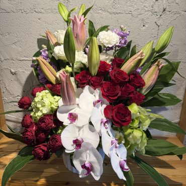 お祝いアレンジメント｜「銀座ニューフラワー」　（東京都中央区の花キューピット加盟店 花屋）のブログ