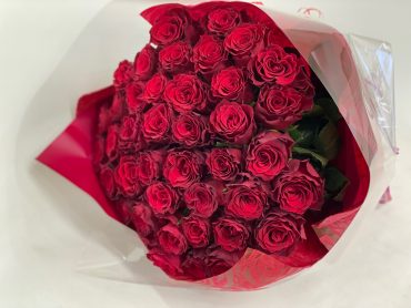 プロポーズ花束　赤バラ40本｜「彩季舎」　（群馬県高崎市の花キューピット加盟店 花屋）のブログ