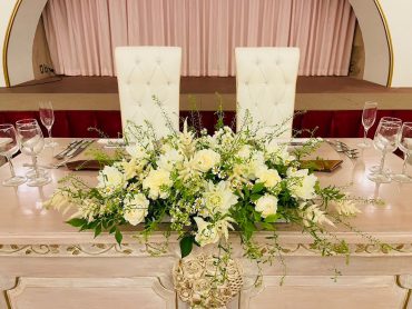 ナチュラルテイスト　会場装花｜「彩季舎」　（群馬県高崎市の花キューピット加盟店 花屋）のブログ