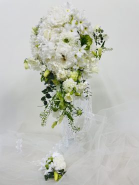 白ドレス用ブーケ｜「彩季舎」　（群馬県高崎市の花キューピット加盟店 花屋）のブログ