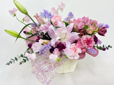 春のお花　お祝いアレンジ｜「彩季舎」　（群馬県高崎市の花キューピット加盟店 花屋）のブログ