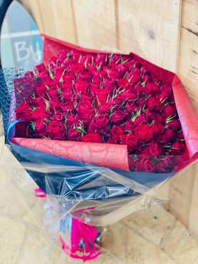108本の赤いバラ　プロポーズ｜「彩季舎」　（群馬県高崎市の花キューピット加盟店 花屋）のブログ