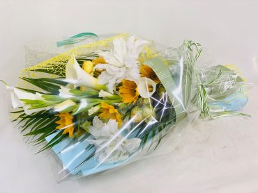 白・黄色の花束｜「彩季舎」　（群馬県高崎市の花キューピット加盟店 花屋）のブログ