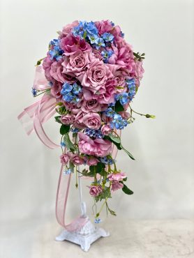 フェイク　セミキャスケードブーケ｜「彩季舎」　（群馬県高崎市の花キューピット加盟店 花屋）のブログ
