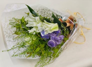 八重咲きオリエンタルユリの花束｜「彩季舎」　（群馬県高崎市の花キューピット加盟店 花屋）のブログ
