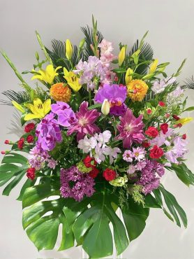 お祝いにスタンド花｜「彩季舎」　（群馬県高崎市の花キューピット加盟店 花屋）のブログ