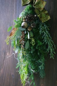 Christmasスワッグ｜「アライ花店」　（山形県山形市の花キューピット加盟店 花屋）のブログ