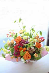 お誕生日アレンジメント｜「アライ花店」　（山形県山形市の花キューピット加盟店 花屋）のブログ