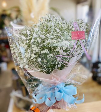 かすみ草の花束｜「彩季舎」　（群馬県高崎市の花キューピット加盟店 花屋）のブログ