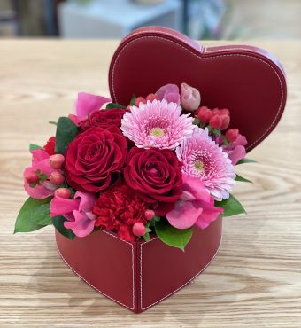 ハートボックスアレンジ｜「彩季舎」　（群馬県高崎市の花キューピット加盟店 花屋）のブログ