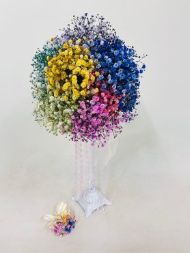 かすみ草のレインボーブーケ｜「彩季舎」　（群馬県高崎市の花キューピット加盟店 花屋）のブログ