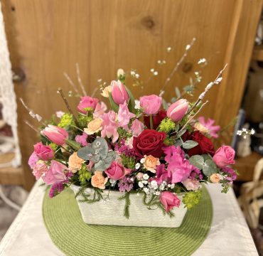 春色アレンジ&amp;TANIKU植物｜「フローリスト飾り屋」　（鹿児島県鹿児島市の花キューピット加盟店 花屋）のブログ