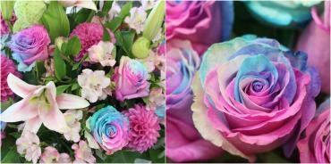 レインボーローズ♬｜「アライ花店」　（山形県山形市の花キューピット加盟店 花屋）のブログ