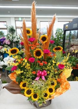 お誕生日お祝い　アレンジメント☆｜「愛花」　（愛媛県松山市の花キューピット加盟店 花屋）のブログ