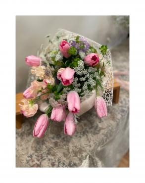 チューリップスマイル！｜「フローリスト飾り屋」　（鹿児島県鹿児島市の花キューピット加盟店 花屋）のブログ