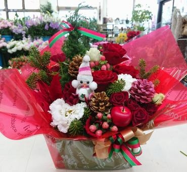 クリスマスプレゼント★2020年　アレンジメント♪｜「愛花」　（愛媛県松山市の花キューピット加盟店 花屋）のブログ