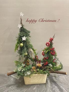 仲良しツリーでほっこり・・・｜「フローリスト飾り屋」　（鹿児島県鹿児島市の花キューピット加盟店 花屋）のブログ
