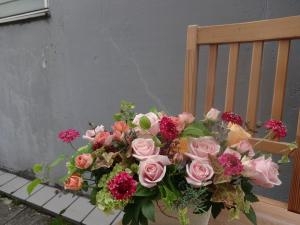 アレンジお届けしました｜「緑花園」　（徳島県吉野川市の花キューピット加盟店 花屋）のブログ