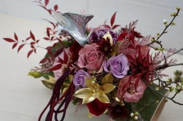お正月のフラワーアレンジメント　好評です！！｜「フローラント」　（静岡県三島市の花キューピット加盟店 花屋）のブログ