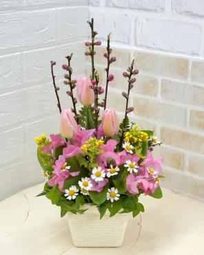 お節句＜桃と菜の花＞のお花お届け　フローラント｜「フローラント」　（静岡県三島市の花キューピット加盟店 花屋）のブログ