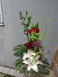 お誕生日のアレンジ他｜「緑花園」　（徳島県吉野川市の花キューピット加盟店 花屋）のブログ