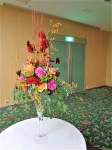 展示会場のお花｜「緑花園」　（徳島県吉野川市の花キューピット加盟店 花屋）のブログ
