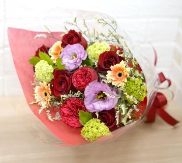 結婚記念日の花束配達しました  三島市フローラント｜「フローラント」　（静岡県三島市の花キューピット加盟店 花屋）のブログ