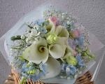 カラーの花束｜「花かざり」　（大阪府大阪市城東区の花キューピット加盟店 花屋）のブログ