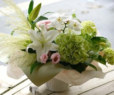 お盆のお花＜洋花オールラウンド＞配達 　フローラント｜「フローラント」　（静岡県三島市の花キューピット加盟店 花屋）のブログ
