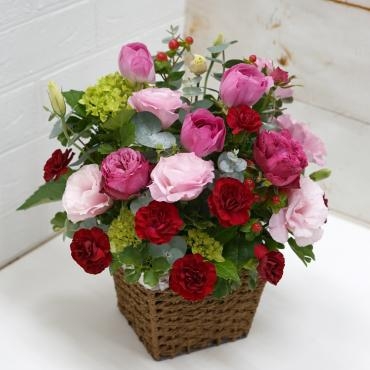 ＜ピンクレッド系＞素敵な１年になりますように！！　フローラント｜「フローラント」　（静岡県三島市の花キューピット加盟店 花屋）のブログ