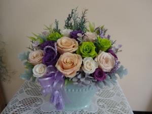 プリザ・御供えアレンジ｜「緑花園」　（徳島県吉野川市の花キューピット加盟店 花屋）のブログ