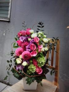 お誕生日のアレンジ他｜「緑花園」　（徳島県吉野川市の花キューピット加盟店 花屋）のブログ
