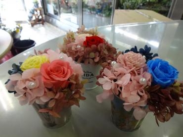 ミニプリザーブドフラワー｜「ポピー」　（京都府八幡市の花キューピット加盟店 花屋）のブログ
