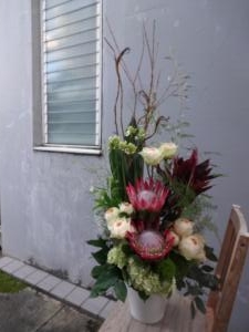 周年記念のお祝いアレンジ｜「緑花園」　（徳島県吉野川市の花キューピット加盟店 花屋）のブログ