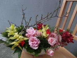 最後の活け込み　終了です！｜「緑花園」　（徳島県吉野川市の花キューピット加盟店 花屋）のブログ