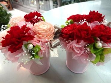 母の日用プリザーブドフラワー｜「ポピー」　（京都府八幡市の花キューピット加盟店 花屋）のブログ