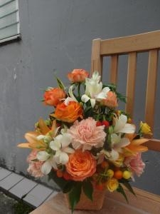 アレンジ・スタンドなどお届けしました。｜「緑花園」　（徳島県吉野川市の花キューピット加盟店 花屋）のブログ