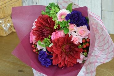 お誕生日ブーケ｜「フラワーショップ花よど」　（熊本県天草市の花キューピット加盟店 花屋）のブログ