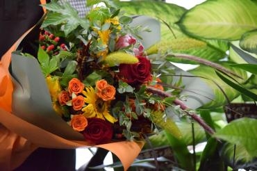 還暦の御祝花束｜「フラワーショップ花よど」　（熊本県天草市の花キューピット加盟店 花屋）のブログ