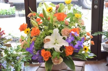 御祝アレンジ♪｜「フラワーショップ花よど」　（熊本県天草市の花キューピット加盟店 花屋）のブログ