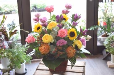 御見舞アレンジメント♪｜「フラワーショップ花よど」　（熊本県天草市の花キューピット加盟店 花屋）のブログ