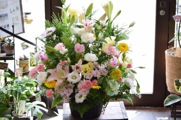 洋花メインの御供アレンジメント｜「フラワーショップ花よど」　（熊本県天草市の花キューピット加盟店 花屋）のブログ