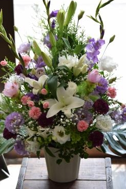 お供えのアレンジメント｜「フラワーショップ花よど」　（熊本県天草市の花キューピット加盟店 花屋）のブログ