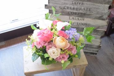 爽やかアレンジ～天草市の花屋　フラワーショップ花よど～｜「フラワーショップ花よど」　（熊本県天草市の花キューピット加盟店 花屋）のブログ